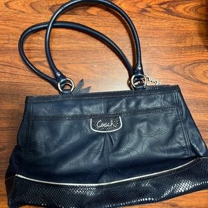Coach Blue Shoulder Bag